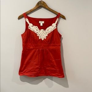 Burnt orange Loft top!